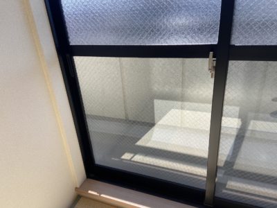 【横浜市依頼】一軒家の窓ガラス修理しましたアフタ画像